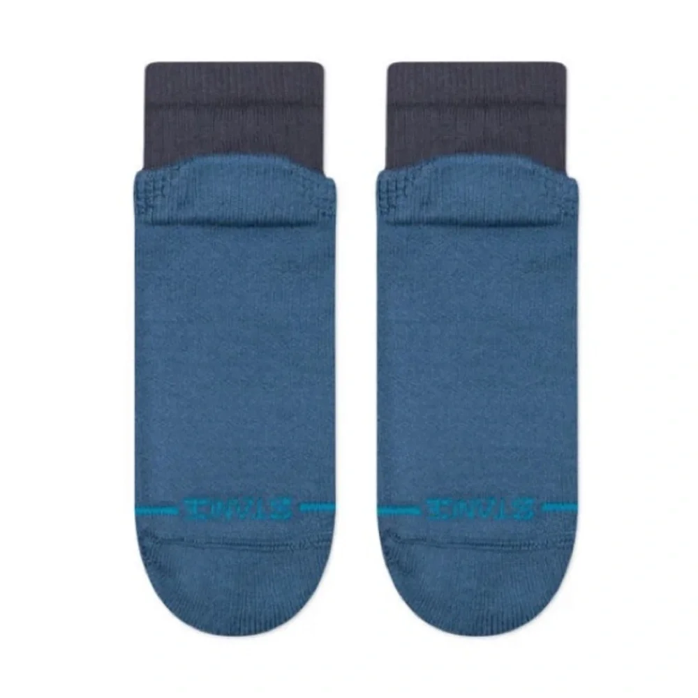 Stance Icon Slipper Socks  Small Blue Unisex NWT Unisex - Warm w/Gripper Soles
